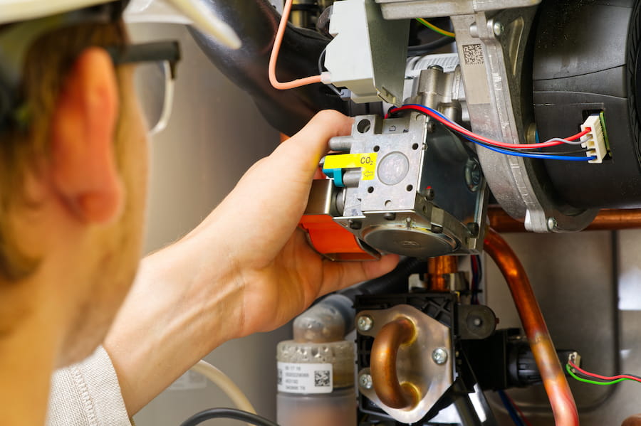 Annual furnace maintenance to improve energy efficiency